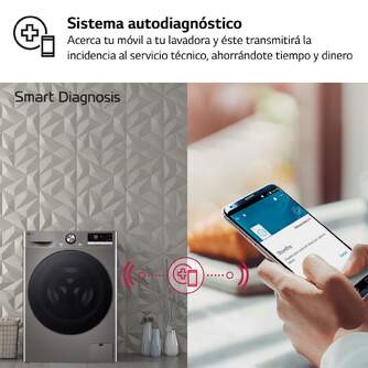 LVD. LG F4WR7010AGS 10K 1400R INOX STEAM  WIFI