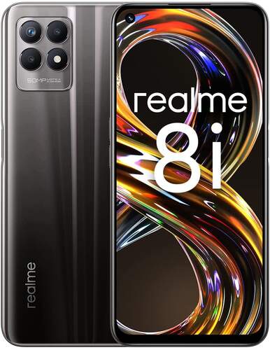 Realme 8i 4/64GB Space Black - 6.6" FHD+ 120Hz, Helio G96 2.05GHz, 16/50+2+2Mpx, 5000mAh
