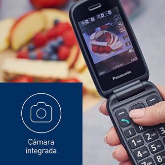 SENIORPHONE PANASONIC KXTU550EXC AZUL 4G