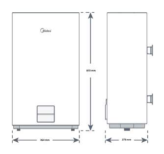 TERMO MIDEA TE05050 SALUTE DUAL FLEX 50L WIFI