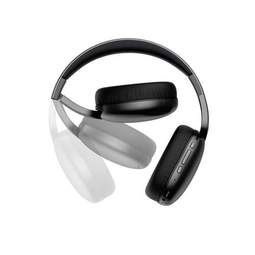 Auriculares DCU Bluetooth Diadema + Jack Negro