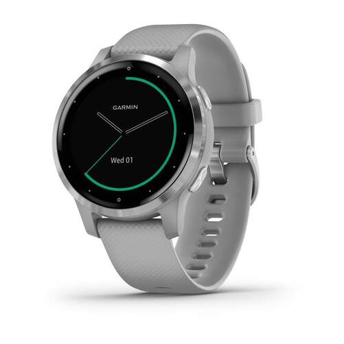 Garmin Vivoactive 4S Gris - GPS, Pulsómetro, Sensores ABC, Pulsioxímetro, BT + WiFi, Connect IQ