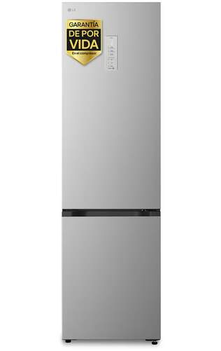 Frigor&iacute;fcio Combi LG GBBS525APY - Clase A, 203x60 cm, 375 litros, DoorCooling+, Inox antihuella