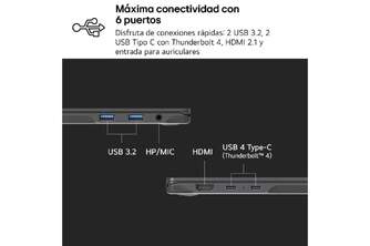 PORTATIL LG GRAM 16%%%quot; 16Z90TL-G.AU88B U7 32GB 1TB