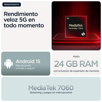 SMARTPHONE MOTOROLA G56 5G 8/256 6,72%%%quot; GRAY MIST