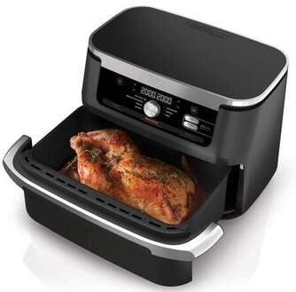 FREIDORA AIRE NINJA AF500EU DOBLE SEPARABLE 10,4L