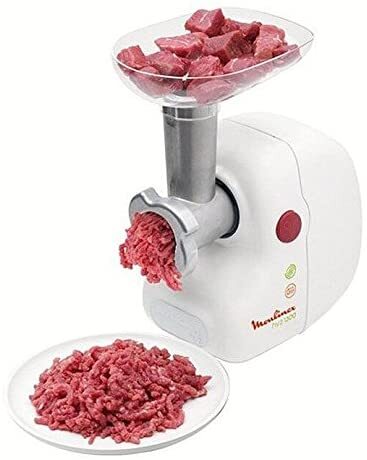 Picadora Carne Moulinex ME205131 - 1300W, Doble Rejilla