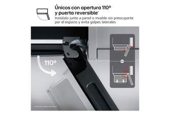 FRICOM. LG GBBS726CPY 203x60 419L INOX METALFRESH