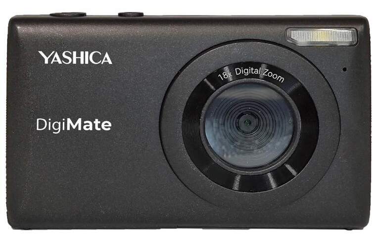 Cámara compacta Yashica YAS-DGM100-BK - Zoom digital 18x, JPEG 4K UHD, Fotos y vídeo, negro