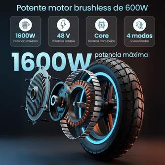 PATIN ELECTRICO SMARTGYRO ROCKWAY GL 10%%%quot; 600W