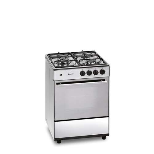 Cocina Meireles G603XST - 3 Fuegos, 60x60 cm, Gas butano/propano