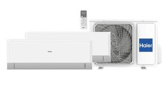 Kit Multi Aire Acondicionado Haier Geos R 25+35/2U50 - Clase A++ / A+++, 4128 frig/h, 4128 kcal/h