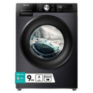 Lavadora Hisense WF3S9043BB3 - 9 kg, 14 Programas, Clase A-30%, 72 dB, 1400 rpm, Negro
