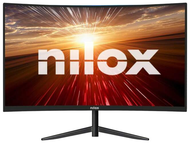 Monitor curvo Nilox 23,8" NXM24CRV2001 - Full HD, pantalla IPS 200 Hz, 1ms tiempo respuesta, HDMI