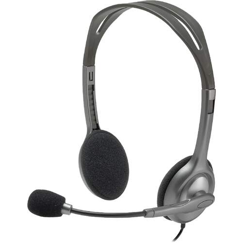 Auriculares diadema Logitech H110 - Micr&oacute;fono, cable de 1,8 m, conector 3,5mm
