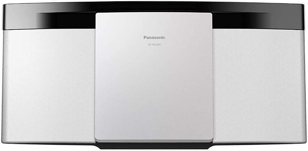 Cadena Panasonic SC-HC200EG-W - 20W, 2ch, Bluetooth, CD-R/RW, MP3, USB 2.0, Radio FM