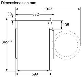 LVD. BOSCH WUU28T63ES 8K 1400R BLANCA