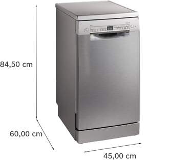 LVJ. BOSCH SPS2HKI55E 6P 45CM 46DB DSP INOX