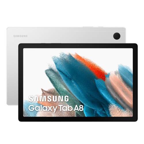 Tablet Samsung Galaxy Tab A8 LTE 4G 4/64GB Silver - 10.5", 2GHz, 8+5Mpx, GPS, WiFi, BT 5.0, 7040mAh