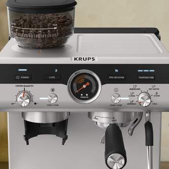 CAFET. KRUPS XP801T10 EXPRESSO MOLINILLO 15B INOX