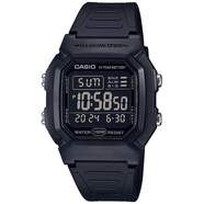 Reloj Casio Collection Hombre W-800H-1BVES - Negro, fondo negro con d&iacute;gitos claros, resistente agua