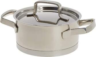 CACEROLA PUJADAS PJ457016 BAJA 16CM 1,5L INOX TAPA