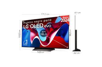 TV LG 77%%%quot; 77C44LA UHD OLED EVO ALFA9 144HZ