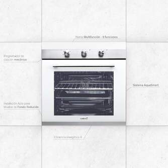 HORNO CATA CM760ASWH 32002 BLANCO FONDO 50CM
