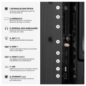 TV HISENSE 32%%%quot; 32A4S HD SMART TV DOLBY AUDIO