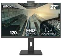 Monitor Nilox 27" NXM27RWEB02B - Full HD 120 Hz, IPS, 4ms tiempo respuesta, con Webcam