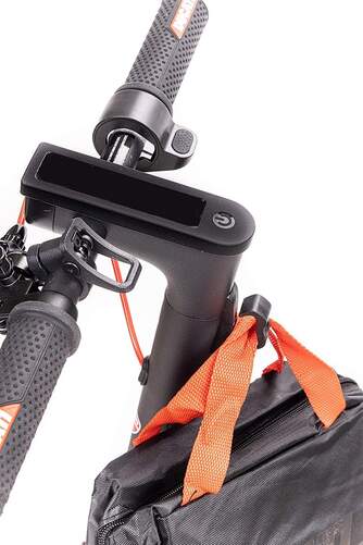 Kit Urban Prime E Scooter Negro - Gancho portabolsas, 2 protectores de pantalla