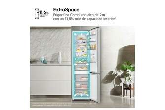 FRICOM. LG GBBS726CPY 203x60 375L INOX METALFRESH