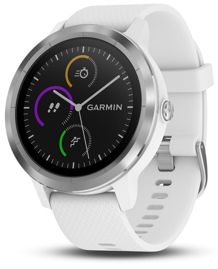 Reloj Gps Con 3 garmin pulsera plata 43gr 5 atm platablanco 0100176920 deportivo blancoplata smartwatch y en muñeca bluetooth 7