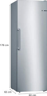 CONG.VER BOSCH GSN33VLEP 176x60 225L INOX
