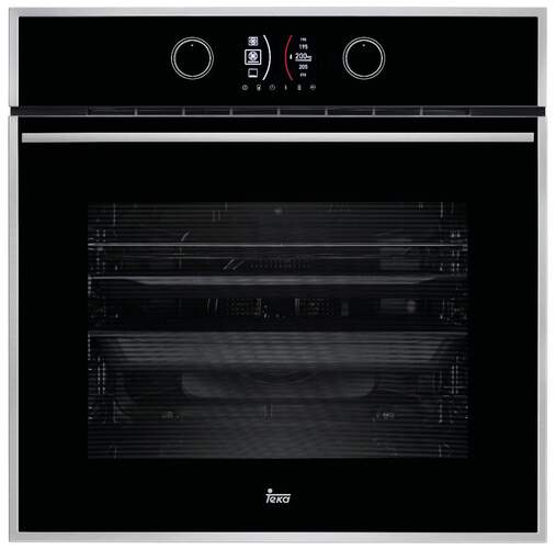 Horno Teka HLB860P SS - A+, Pirolítico & Hydroclean PRO, 70L, TouchControl Display LED, Antihuellas