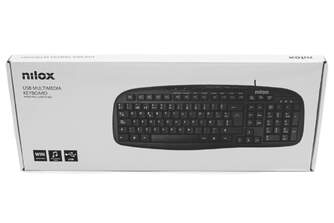 TECLADO NILOX USB MULTIMEDIA