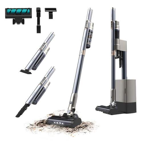 Aspirador Escoba Cecotec 2100 101702 - Autovaciado, Accesorio Tapicería, Ciclónico, Negro