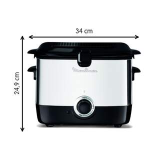 FREIDORA MOULINEX AF220010 1L INOX,1000W