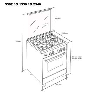 HORNILLO MEIRELES 5302DVTEW 85x52,5 3F PORTABO