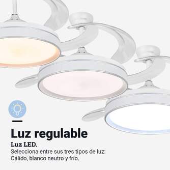 VENTILADOR TECHO U.BLUE NASIM 7048WX RETRACT DC.WI