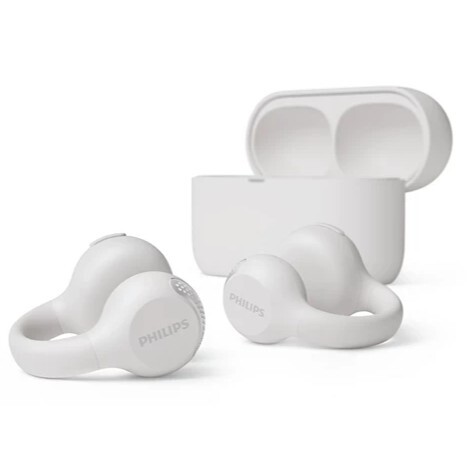 Auriculares Philips TAQ2000WT - Bluetooth 5.4, IPX4, 28 h bateria, blanco, diseño abierto