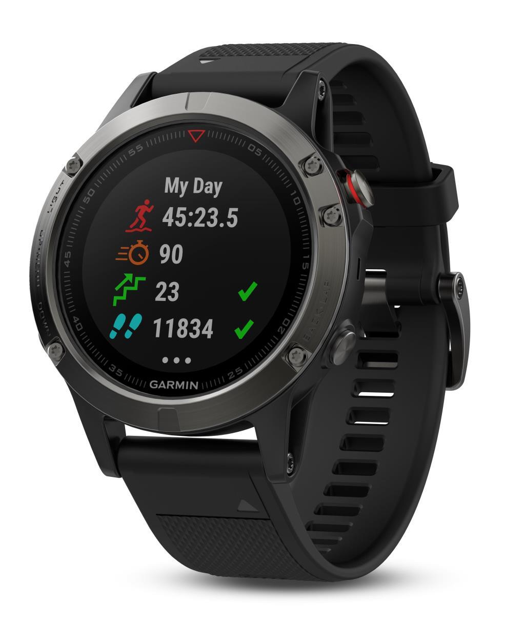 Reloj Deportivo Garmin Fenix 5 010-1688-00 - GPS, Altímetro