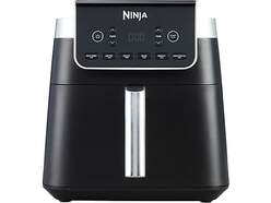 Freidora de aire Ninja AF180EU - 2000W, 6'2 L, de 40&ordf;C a 240&ordm; C, 6 programas, Negro