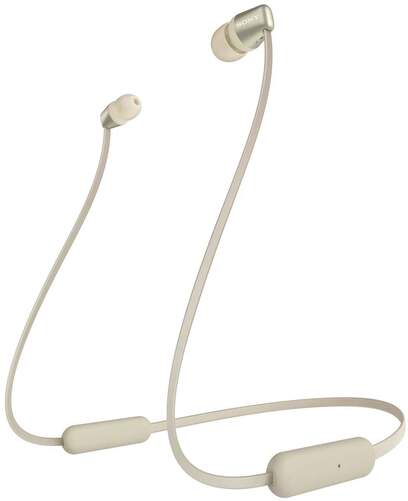 Auriculares Sony WI-C310N Dorado - Inalámbricos 15h Aut., Micro, Bluetooth, Carga Rápida