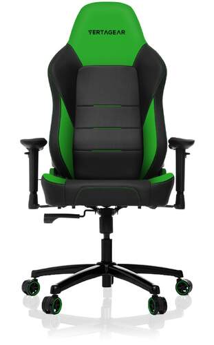 Silla gaming Vertagear PL1000 Negra y verde - Espuma híbrida, pistón clase 4, inclinación ajustable
