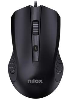RATON NILOX CON CABLEN MOUSB1013 2400 DPI NEGRO