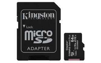 TARJ. MEM. KINGSTON MICRO SD 64GB ADAPTADOR