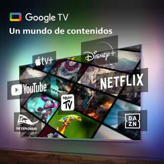 TV PHILIPS 65%%%quot; 65OLED818 UHD OLED EX GOOGLETV AMBI