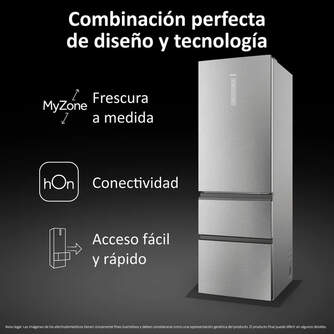 FRICOM. HAIER HTW3618ENMG 185x60 NF 3P DSP INOX