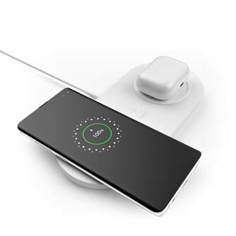 CARGADOR BELKIN QI 10W DOS DISPOSITIVOS